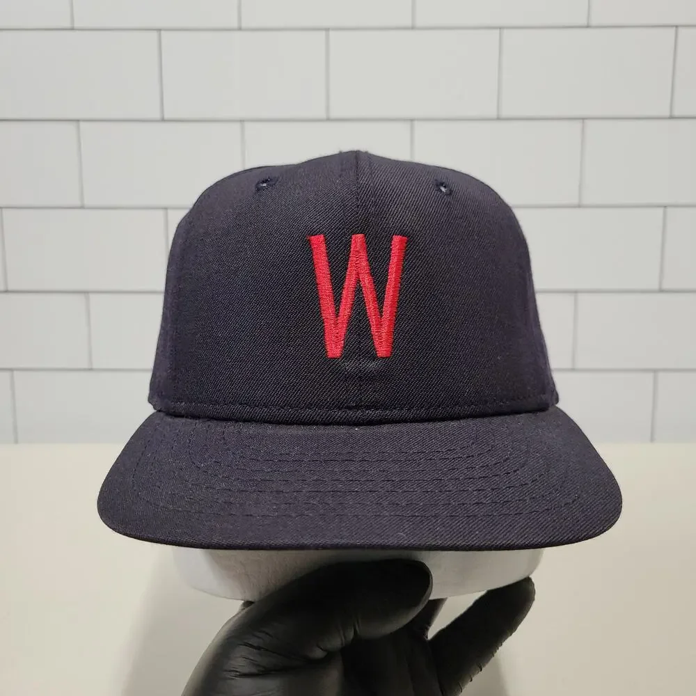 Vintage Roman Pro Washington Senators W Logo Fitted Hat 7 1/4 USA Made